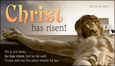 He has risen